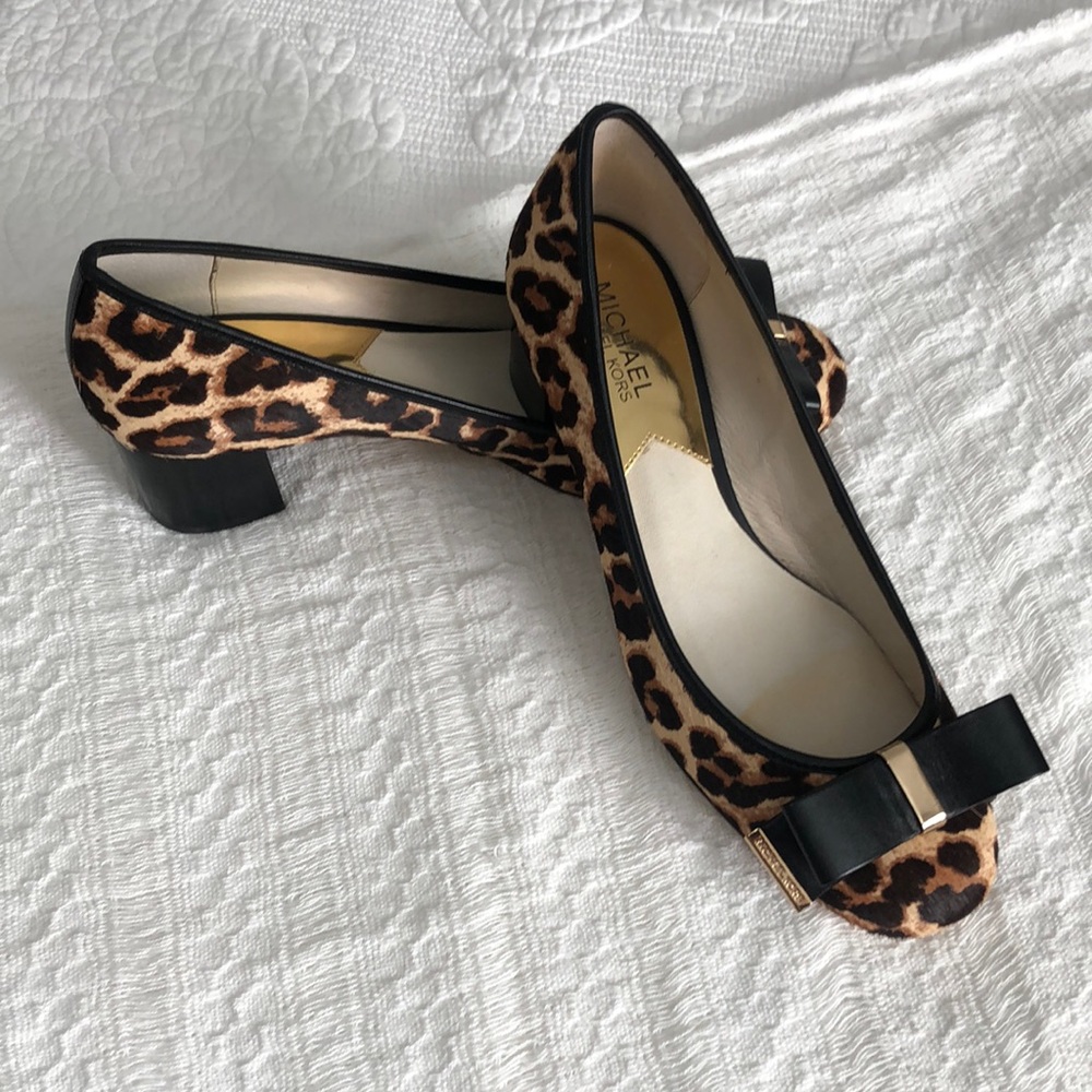 Michael kors leopard print dress shoes